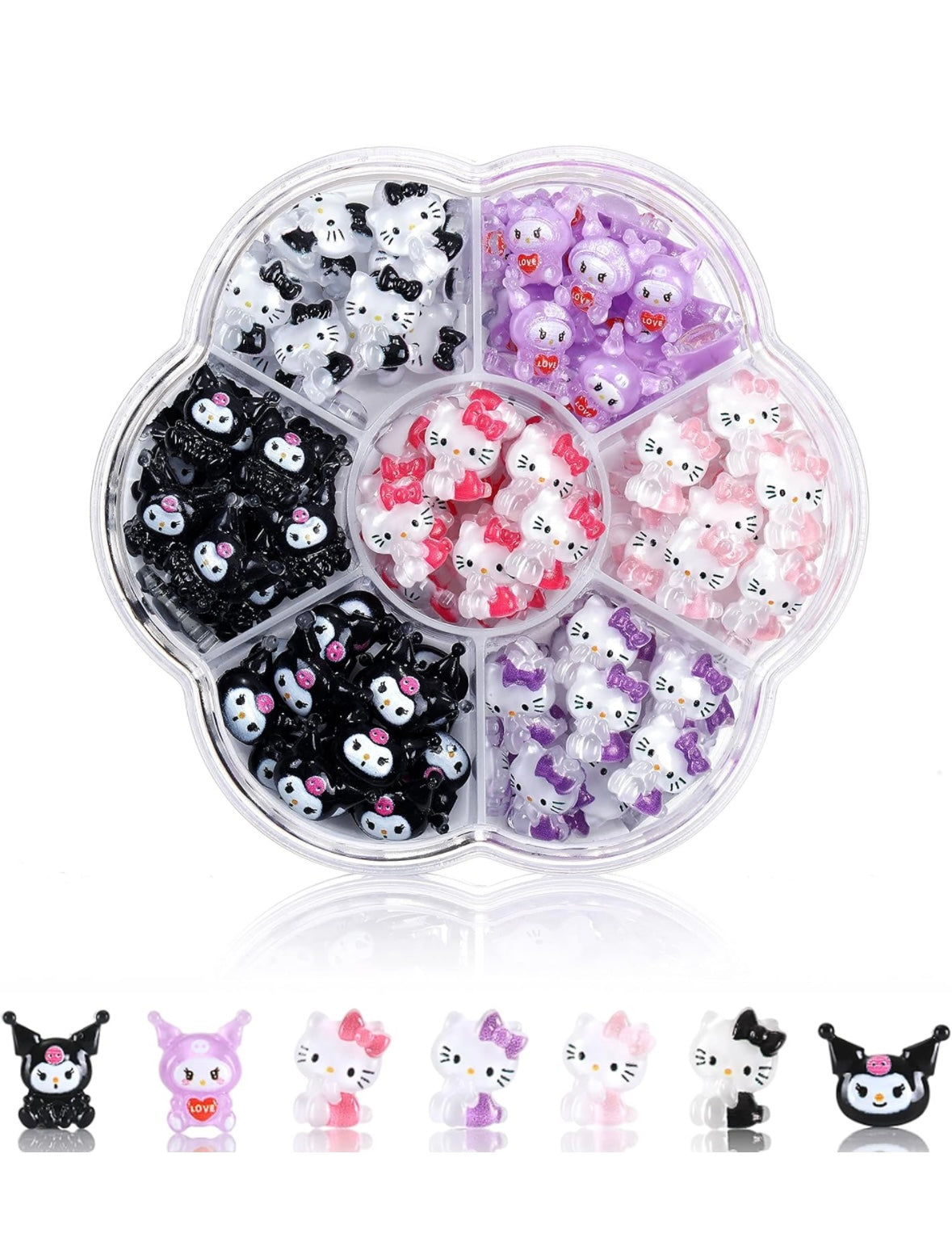 Hello Kitty Nail Charms
