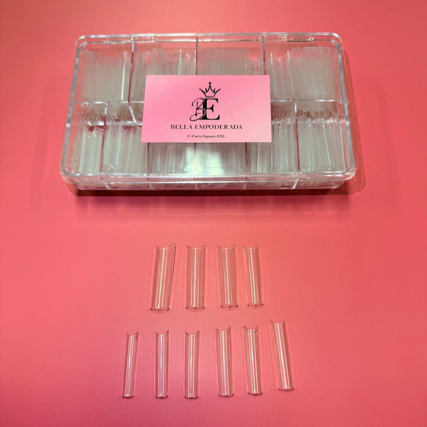 XXL C-Curve Square Nail Tips