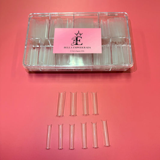 XXL C-Curve Square Nail Tips